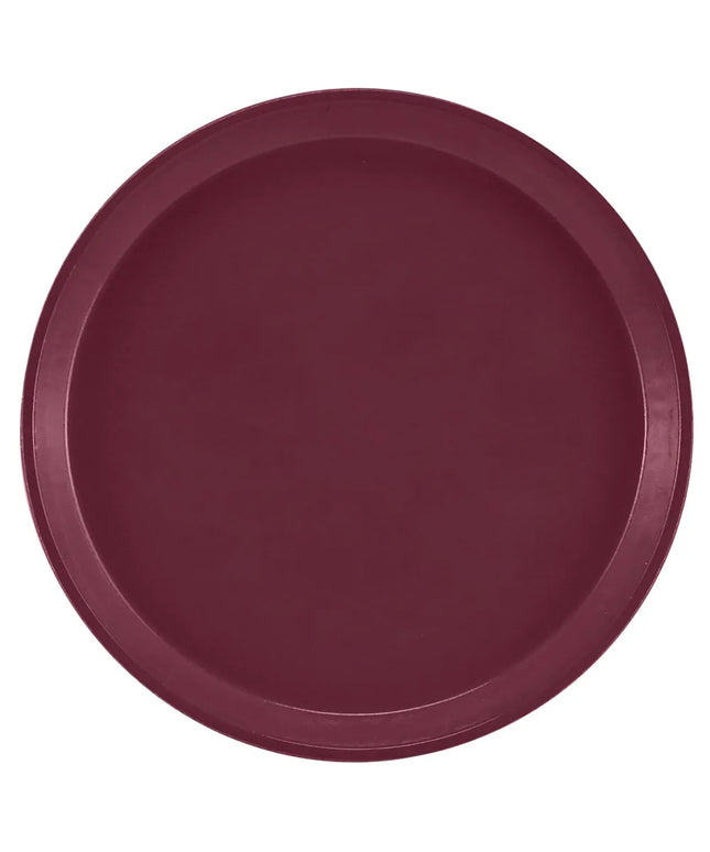 Khay Tròn Phục Vụ Cambro 1400522 36 cm - Fiberglass, Màu Burgundy Wine