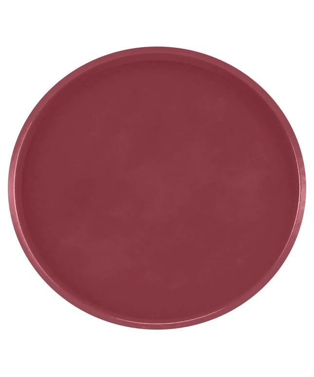 Khay Tròn Phục Vụ Cambro 1550410 Thấp Profile Fiberglass 40.6 cm - Raspberry Cream
