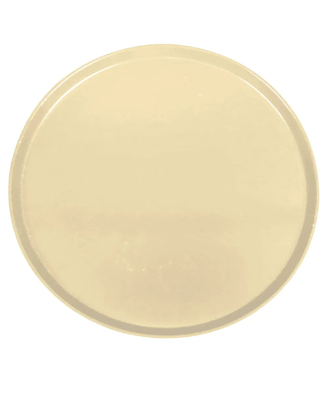 Khay Tròn Phục Vụ Cambro 1550537 Thấp Profile Fiberglass 40.6 cm - Vàng Cameo