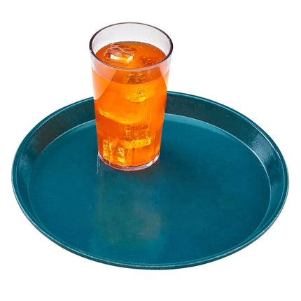 Khay Tròn Phục Vụ Cambro 1600414 Fiberglass 40.6 cm - Màu Teal