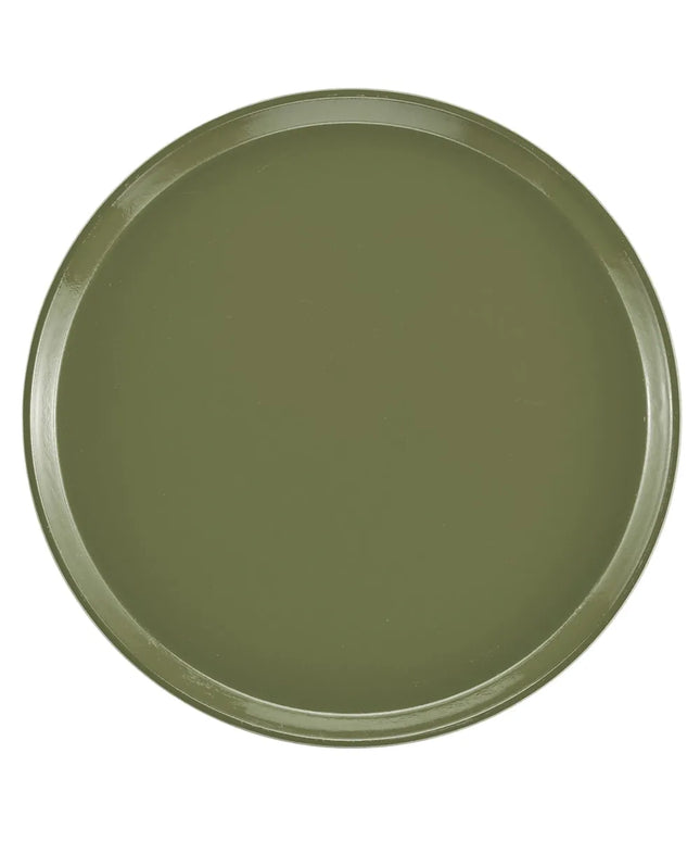 Khay Tròn Phục Vụ Cambro 1600428 Fiberglass 40.6 cm - Màu Xanh Olive