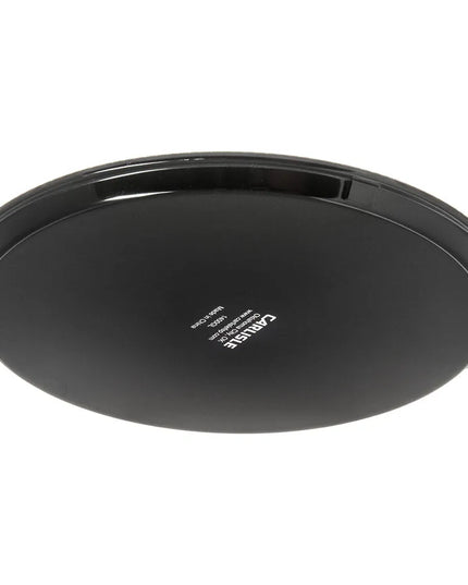 Khay Tròn Phục Vụ Carlisle 1400GL004 37 cm - Lót Cao Su, Màu Đen