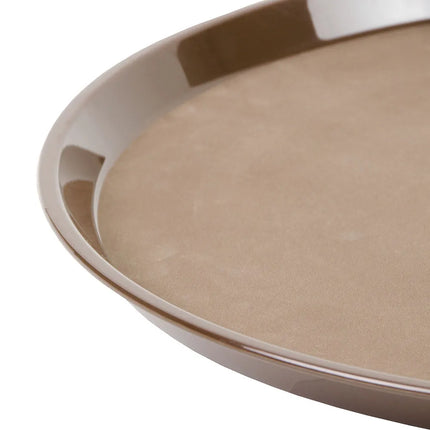 Khay Tròn Polytread Cambro PT1600167 40.6 cm - Nâu