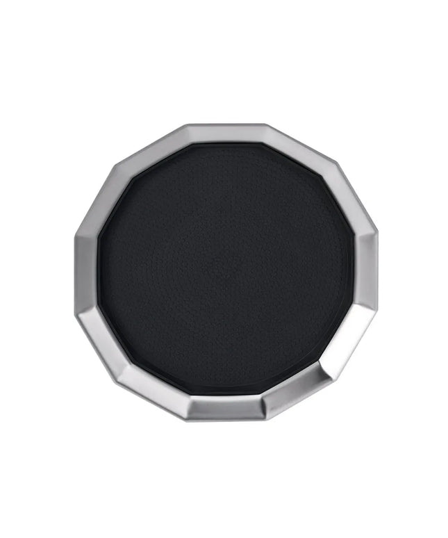 Khay Tròn Service Ideas TRPN119RIBS Thép Không Gỉ Màu Bạc 27.9 cm