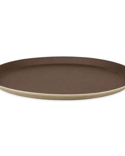 Khay Tròn Treadlite Cambro 1400TL138 35.4 cm, Chống Trơn, Fiberglass, Màu Tavern Tan