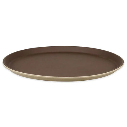 Khay Tròn Treadlite Cambro 1400TL138 35.4 cm, Chống Trơn, Fiberglass, Màu Tavern Tan