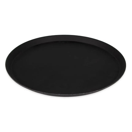 Khay Tròn Treadlite Chống Trơn Cambro 1600TL110 40 cm - Fiberglass, Màu Đen