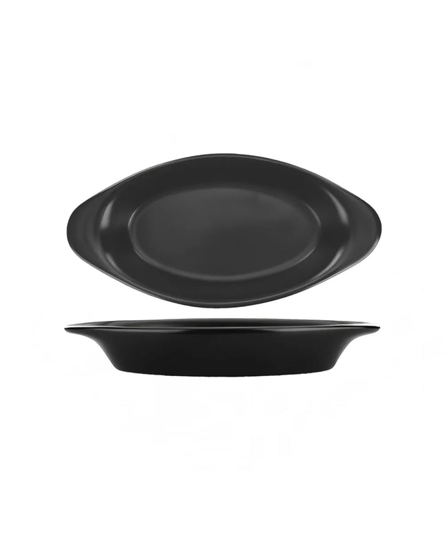 Khay Welsh Rarebit Oval ITI WRO-8-BC Gốm Đen 240 ml