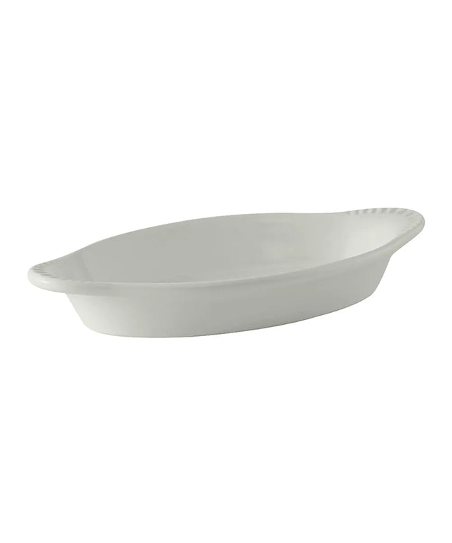 Khay Welsh Rarebit Oval Tuxton BWN-120 Gốm Trắng 360 ml