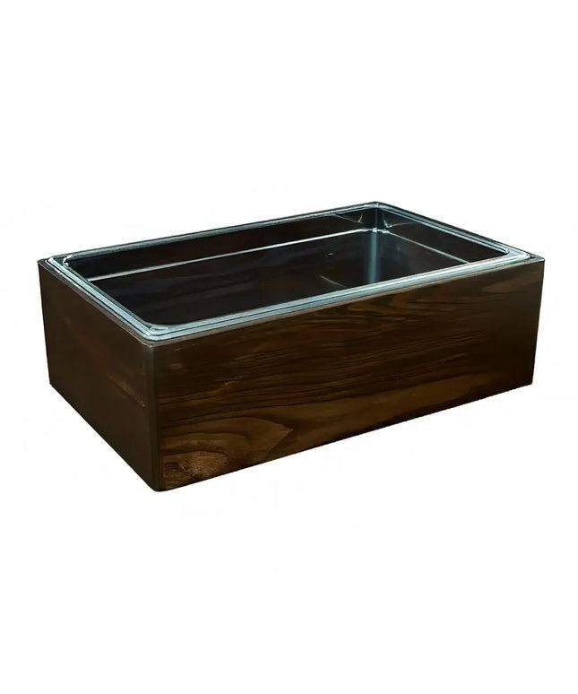 Khung Đá Chữ Nhật Cal-Mil 22421-12-112 54.6 cm Rộng x 31.8 cm Sâu x 15.2 cm Cao, Gỗ Sồi Tối