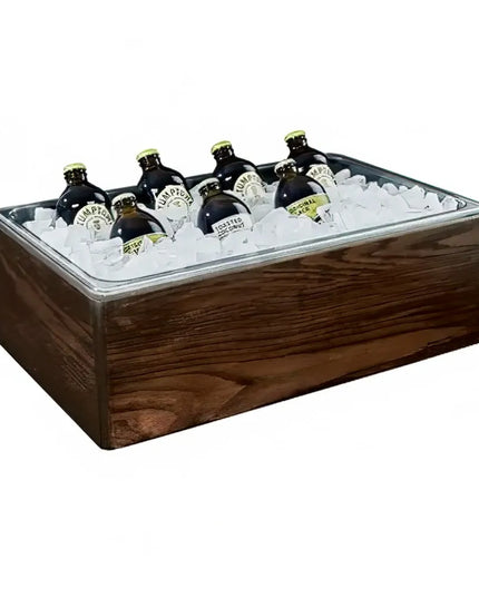 Khung Đá Chữ Nhật Cal-Mil 22421-12-112 54.6 cm Rộng x 31.8 cm Sâu x 15.2 cm Cao, Gỗ Sồi Tối
