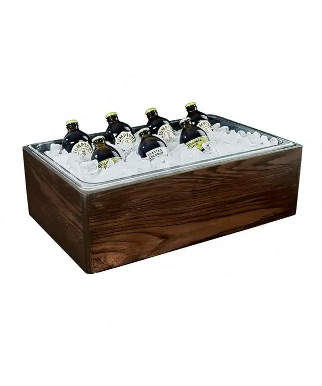 Khung Đá Chữ Nhật Cal-Mil 22421-12-112 54.6 cm Rộng x 31.8 cm Sâu x 15.2 cm Cao, Gỗ Sồi Tối