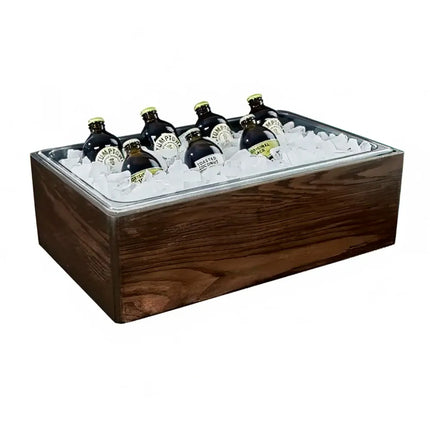 Khung Đá Chữ Nhật Cal-Mil 22421-12-112 54.6 cm Rộng x 31.8 cm Sâu x 15.2 cm Cao, Gỗ Sồi Tối