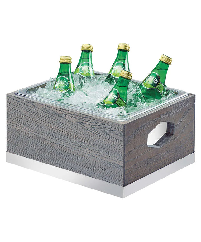 Khung Đá Chữ Nhật Cal-Mil 3800-10-83 33.7 cm Dài x 27.9 cm Rộng x 18.4 cm Cao, Gỗ Sồi, Xám Wash