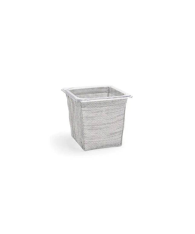 Khung Đá Chữ Nhật Front of the House BHO133GYV21 Kèm Khay 17.8 x 16.5 x 14.6 cm, Vinyl Dệt, Xám Mesh