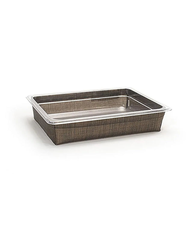 Khung Đá Chữ Nhật Front of the House BHO136COV21 Kèm Khay 32.4 x 26.7 x 6.4 cm, Vinyl Dệt, Đồng Mesh