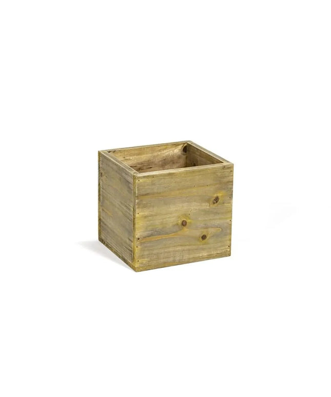 Khung Đựng Đá Chữ Nhật Front of the House BHO139NAW21 17.8 cm x 16.5 cm x 16.5 cm, Gỗ Rustic