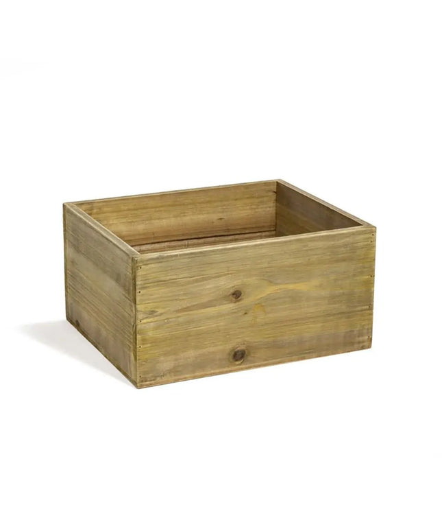 Khung Đựng Đá Chữ Nhật Front of the House BHO141NAW20 32.4 cm x 26.7 cm x 16.5 cm, Gỗ Rustic