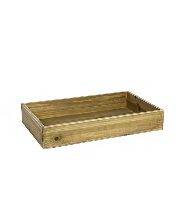 Khung Đựng Đá Chữ Nhật Front of the House BHO142NAW20 52.7 cm x 32.4 cm x 8.9 cm, Gỗ Rustic
