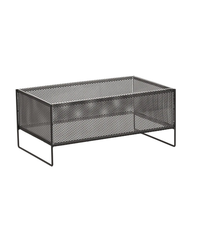 Khung Đựng Đá Hình Chữ Nhật Cal-Mil 22907-12-115 - 52.7 cm x 33 cm x 24.1 cm, Khung Lưới Thép, Đen