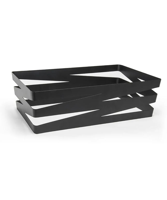 Khung Đựng Đá Hình Chữ Nhật Front of the House BHO087BKI20 - 50.8 cm x 30.5 cm x 15.2 cm, Inox, Bề Mặt Nhám Đen