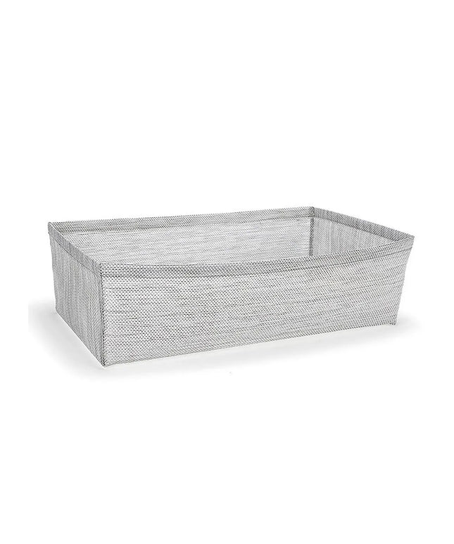 Khung Đựng Đá Hình Chữ Nhật Front of the House BHO126GYV21 - 50.8 cm x 30.5 cm x 14.6 cm, Nhựa Dệt, Xám Lưới