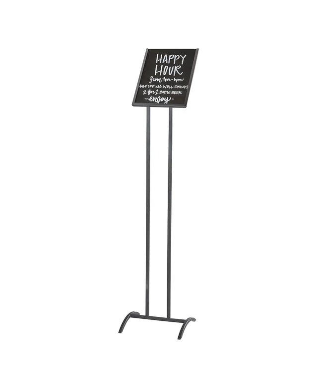 Khung Giá Đỡ Biển Hiệu Cal-Mil 4091-811-13 - 25.4 cm x 27.9 cm x 110.5 cm, Kim Loại, Màu Đen