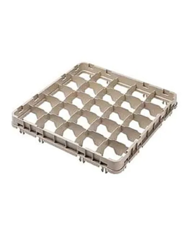 Khung Mở Rộng Giá Rửa Ly Chân Dài Cỡ Đầy Đủ Cambro 36E4151 36 Ngăn - Thả Toàn Phần, Xám Nhạt