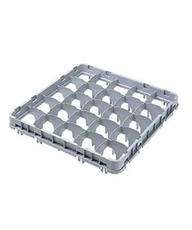 Khung Mở Rộng Giá Rửa Ly Chân Dài Cỡ Đầy Đủ Cambro 36E5151 36 Ngăn - Thả Nửa, Xám Nhạt