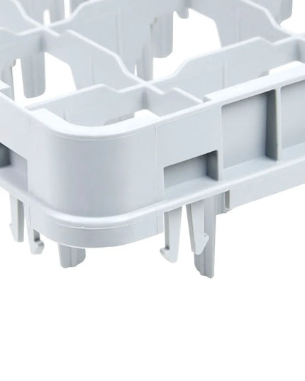 Khung Mở Rộng Giá Rửa Ly Cỡ Đầy Đủ Cambro 25E1151 25 Ngăn - Thả Toàn Phần, Xám Nhạt