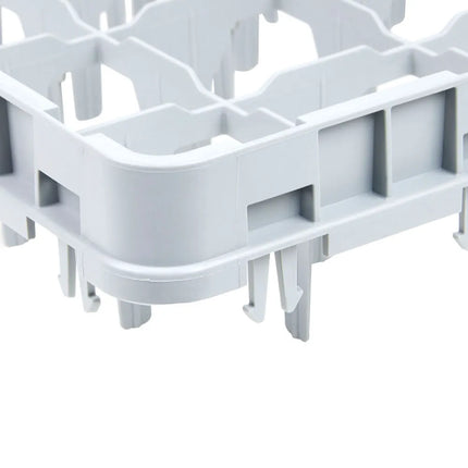 Khung Mở Rộng Giá Rửa Ly Cỡ Đầy Đủ Cambro 25E1151 25 Ngăn - Thả Toàn Phần, Xám Nhạt