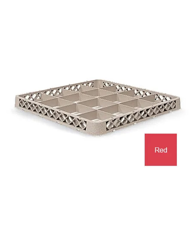 Khung Mở Rộng Giá Rửa Ly Cỡ Lớn Vollrath TRD 16 Ngăn, Đỏ