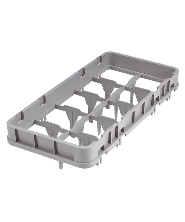 Khung Mở Rộng Giá Rửa Ly Cỡ Nửa Cambro 10HE1151 10 Ngăn - Thả Toàn Phần, Xám Nhạt