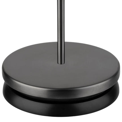 LED Table Lamp - GGM Gastro JOSEF MINI - Rechargeable - Cordless - 3-step dimmable - Ø110mm - Black - with Charging Dock