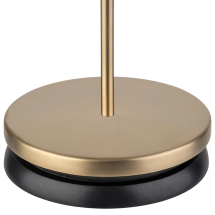 LED Table Lamp - GGM Gastro JOSEF MINI - Rechargeable - Cordless - 3-step dimmable - Ø110mm - Champagne - with Charging Dock