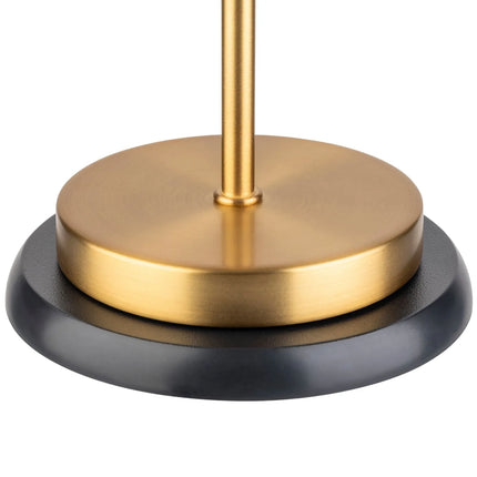 LED Table Lamp - GGM Gastro MERLE MINI - Rechargeable - Cordless - 3-step dimmable - Ø90mm - Gold - with Charging Dock
