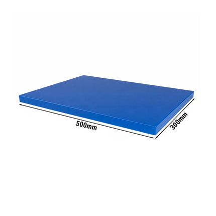 Libbey Chopping Board - 300x500mm - Thickness: 20mm - HACCP-Compliant - HDPE - Blue