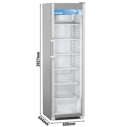 LIEBHERR | Commercial Beverage Display Fridge PREMIUM – 422 L - 1 Glass Door - +2 to +12 °C