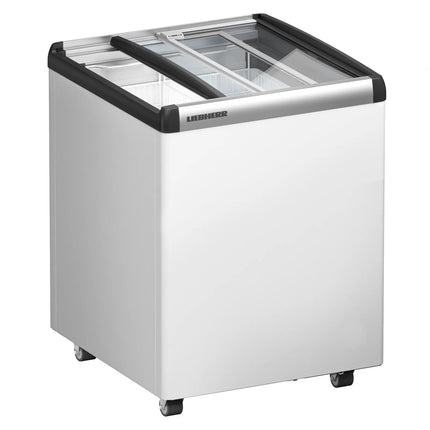 LIEBHERR commercial chest freezer - 104 litres - with sliding glass lid - white