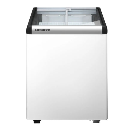 LIEBHERR commercial chest freezer - 104 litres - with sliding glass lid - white