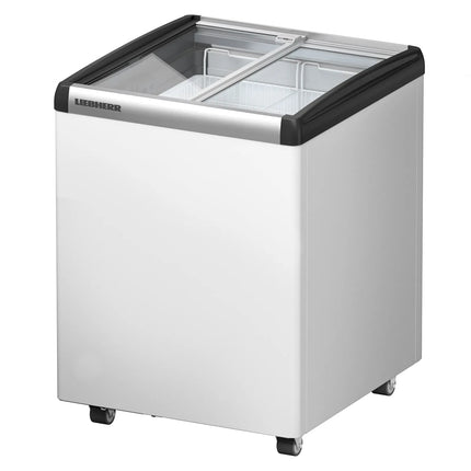 LIEBHERR commercial chest freezer - 104 litres - with sliding glass lid - white
