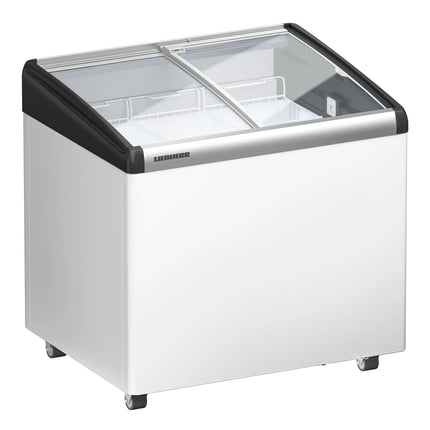 LIEBHERR commercial chest freezer - 143 litres - with sliding glass lid - white
