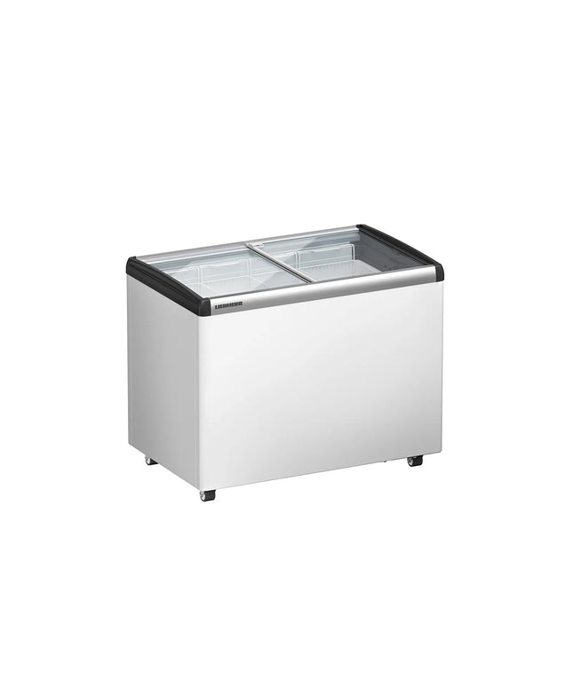 LIEBHERR commercial chest freezer - 222 litres - with sliding glass lid - white