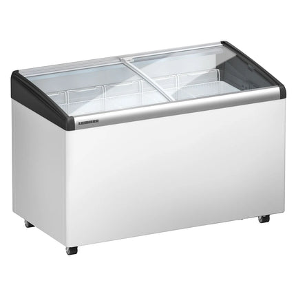 LIEBHERR commercial chest freezer - 249 litres - with sliding glass lid - white