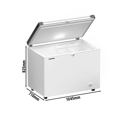 LIEBHERR commercial chest freezer - 266 litres - plastic lid