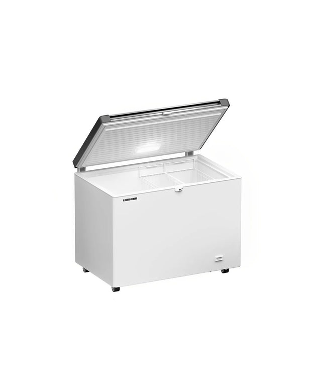 LIEBHERR commercial chest freezer - 266 litres - stainless steel lid