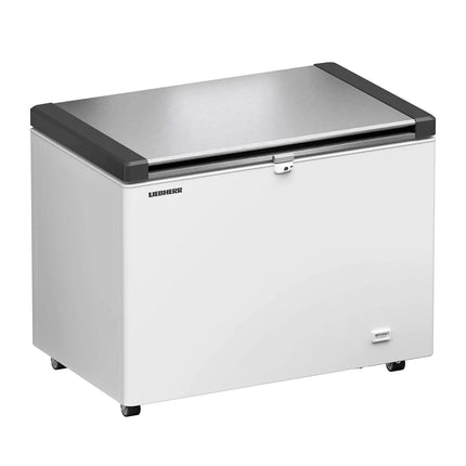 LIEBHERR commercial chest freezer - 266 litres - stainless steel lid