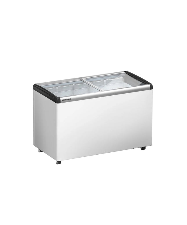 LIEBHERR commercial chest freezer - 280 litres - with sliding glass lid - white