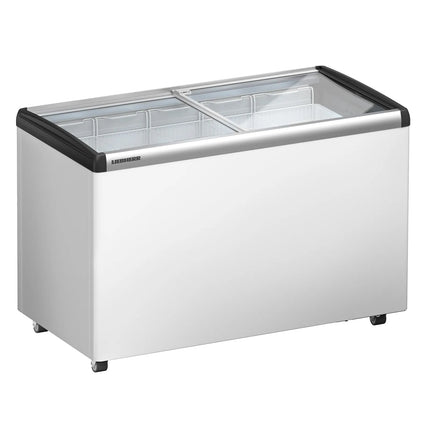 LIEBHERR commercial chest freezer - 280 litres - with sliding glass lid - white