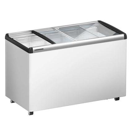 LIEBHERR commercial chest freezer - 280 litres - with sliding glass lid - white